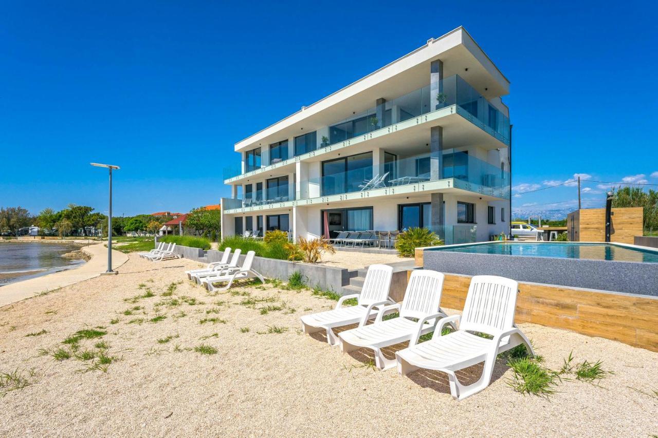 Jamc Dream Familientraum Direkt Am Meer Mit Beheiztem Pool Privlaka  Exterior foto