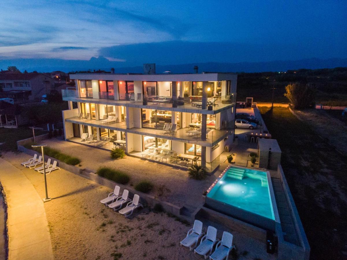 Jamc Dream Familientraum Direkt Am Meer Mit Beheiztem Pool Privlaka  Exterior foto